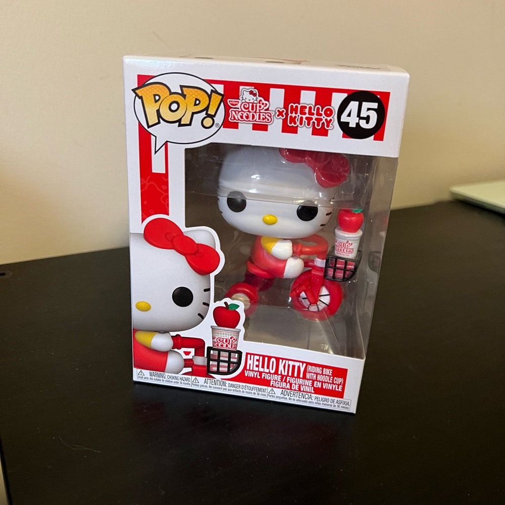 ❤️ Hello Kitty x Cup Noodles #45 Funko Pop Figure Rare